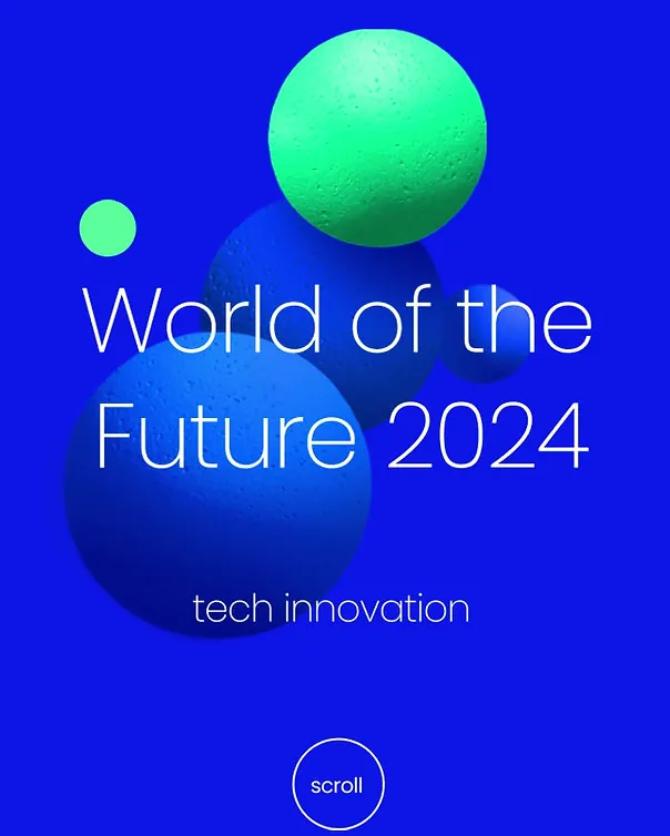 Event website design for World of the Future 2024